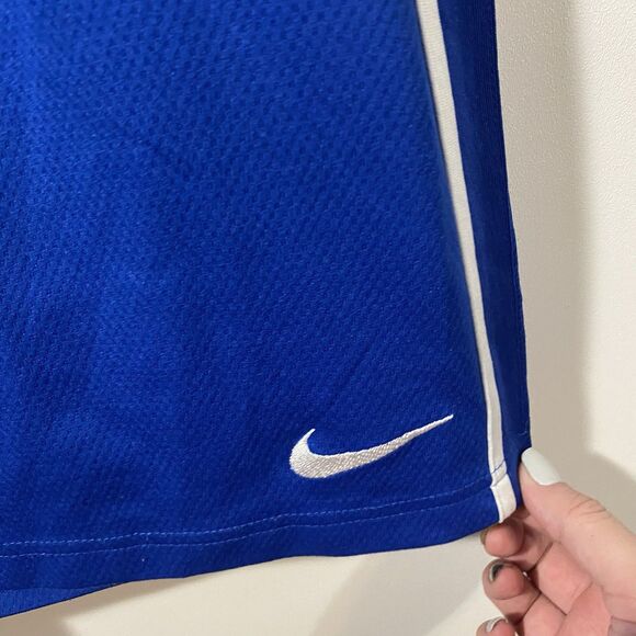 Nike Shorts Men's Large Blue Epic Knit Training Athletic Gym Active 646151-480 - Picture 2 of 11